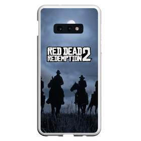 Чехол для Samsung S10E с принтом RED DEAD REDEMPTION в Курске, Силикон | Область печати: задняя сторона чехла, без боковых панелей | Тематика изображения на принте: arthur morgan | cowboy | online | red dead online | red dead redemption 2 | rockstar games | wild west | артур морган | бандит | вестерн | винтовка | дикий запад | ковбой | рокстар