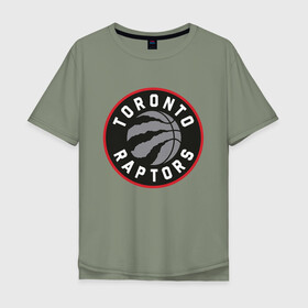 Мужская футболка хлопок Oversize с принтом Toronto Raptors Logo в Курске, 100% хлопок | свободный крой, круглый ворот, “спинка” длиннее передней части | Тематика изображения на принте: nba | raptors | toronto | toronto raptors | баскетбол | нба | рапторс | рэпторс | спорт | торонто | торонто рапторс | торонто рэпторс