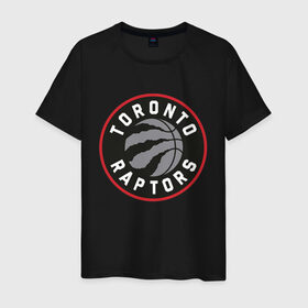 Мужская футболка хлопок с принтом Toronto Raptors Logo в Курске, 100% хлопок | прямой крой, круглый вырез горловины, длина до линии бедер, слегка спущенное плечо. | nba | raptors | toronto | toronto raptors | баскетбол | нба | рапторс | рэпторс | спорт | торонто | торонто рапторс | торонто рэпторс