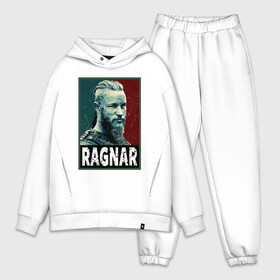 Мужской костюм хлопок OVERSIZE с принтом Ragnar Hope в Курске,  |  | floki | lagerta | ragnar | vikings | берсерк | бьерн | вальхалла | викин | викинги | война | драккар | ивар | лагерта | один | рагнар | русь | скандинав | скандинавия | топор | тор | флоки