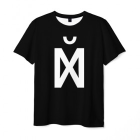 Мужская футболка 3D с принтом X в Курске, 100% полиэфир | прямой крой, круглый вырез горловины, длина до линии бедер | буквы | метамодерн | надпись