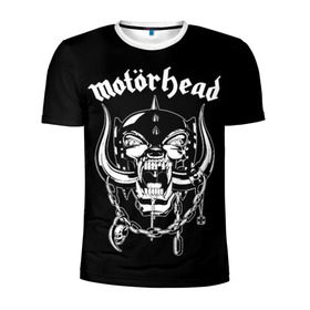 Мужская футболка 3D спортивная с принтом MOTORHEAD в Курске, 100% полиэстер с улучшенными характеристиками | приталенный силуэт, круглая горловина, широкие плечи, сужается к линии бедра | 3d | abstraction | geometry | hexagon | neon | paints | stripes | texture | triangle | абстракция | брызги | геометрия | краски | неон | неоновый | соты | текстура