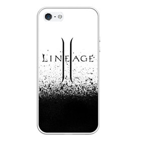 Чехол для iPhone 5/5S матовый с принтом LINEAGE 2 в Курске, Силикон | Область печати: задняя сторона чехла, без боковых панелей | armor | characters | erak note | kim sung hwan | lineage | lineage 2 | lineage antharas | lineage eternal | minimalism | shield | twilight resistance | warrior | персонажи