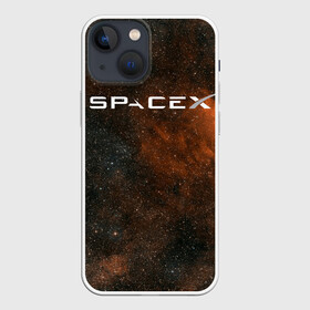 Чехол для iPhone 13 mini с принтом SPACE X в Курске,  |  | cosmos | elon musk | galaxy | mars | robot | rockets | space | space x | tesla | universe | андроид | галактика | илон маск | космос | марс | пришельцы | ракеты | робот | спейс икс | тесла