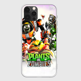 Чехол для iPhone 12 Pro с принтом Plants vs.Zombies в Курске, силикон | область печати: задняя сторона чехла, без боковых панелей | garden warfare | plants | plants vs. zombies | plants vs. zombies: garden warfare | popcap | zombies | кактус | картошка | подсолнух | растения против зомби | сад