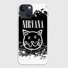 Чехол для iPhone 13 mini с принтом NIRVANA в Курске,  |  | nirvana | smile | курт кобейн | нирвана | смайл