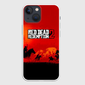 Чехол для iPhone 13 mini с принтом RDR 2 в Курске,  |  | arthur morgan | cowboy | online | red dead online | red dead redemption 2 | rockstar games | wild west | артур морган | бандит | вестерн | винтовка | дикий запад | ковбой | рокстар