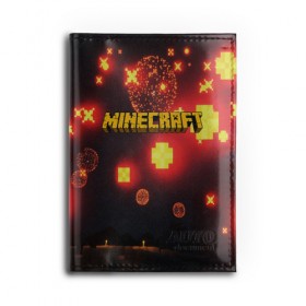 Обложка для автодокументов с принтом MINECRAFT в Курске, натуральная кожа |  размер 19,9*13 см; внутри 4 больших “конверта” для документов и один маленький отдел — туда идеально встанут права | craft | creeper | dungeon | dungeons | earth | game | logo | mine | minecraft | mobile | online | дунгеонс | земля | зомби | игра | крипер | лого | майкрафт | майнкрафт | мобайл | онлайн | подземелье | подземелья