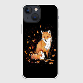 Чехол для iPhone 13 mini с принтом FOX в Курске,  |  | 20 | 2020 | animal | animals | forest | fox | redhead | животное | животные | зима | лес | лис | лиса | лисица | новый год | рыжая | фыр