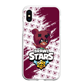 Чехол для iPhone XS Max матовый с принтом BRAWL STARS NITA в Курске, Силикон | Область печати: задняя сторона чехла, без боковых панелей | Тематика изображения на принте: 8 bit | 8 бит. | 8bit | 8бит | android | brawl stars | colt | crow | games | leon | penny | poco | shelly | spike | брав | бравл старс | звезды | игры | мобильные игры | нита | старс