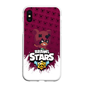 Чехол для iPhone XS Max матовый с принтом BRAWL STARS NITA в Курске, Силикон | Область печати: задняя сторона чехла, без боковых панелей | Тематика изображения на принте: 8 bit | 8 бит. | 8bit | 8бит | android | brawl stars | colt | crow | games | leon | penny | poco | shelly | spike | брав | бравл старс | звезды | игры | мобильные игры | нита | старс