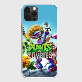 Чехол для iPhone 12 Pro Max с принтом PLANTS VS ZOMBIES в Курске, Силикон |  | Тематика изображения на принте: battle | plants | plants vs zombies | pvsz | vs | zombies | растения против зомби