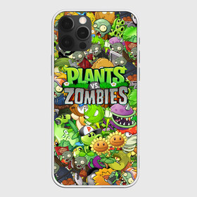 Чехол для iPhone 12 Pro Max с принтом PLANTS VS ZOMBIES в Курске, Силикон |  | Тематика изображения на принте: battle | plants | plants vs zombies | pvsz | vs | zombies | растения против зомби