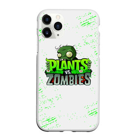 Чехол для iPhone 11 Pro матовый с принтом Plants vs Zombies в Курске, Силикон |  | plants vs. zombies | зомби | игра | компьютерная игра | против | растения | растения против зомби