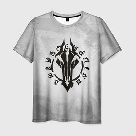 Мужская футболка 3D с принтом Darksiders в Курске, 100% полиэфир | прямой крой, круглый вырез горловины, длина до линии бедер | ад | ангелы | апокалипсис | демоны | дьяволы | знаки | лого | логотип | орда | раздор