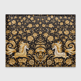 Обложка для студенческого билета с принтом Gold  Black в Курске, натуральная кожа | Размер: 11*8 см; Печать на всей внешней стороне | texture | абстракция | золото | золотые узоры | розы | текстура | узоры | цветы