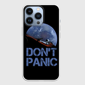 Чехол для iPhone 13 Pro с принтом Dont Panic в Курске,  |  | 2022 | cat | elon | galaxy | mars | moon | musk | nasa | space | spacex | tesla | вселенная | галактика | звезды | илон | космонавт | космос | луна | марс | маск | наса | скафандр | тесла