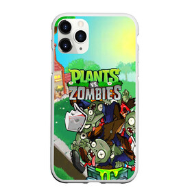 Чехол для iPhone 11 Pro матовый с принтом PLANTS VS ZOMBIES в Курске, Силикон |  | garden warfare | plants | plants vs. zombies | plants vs. zombies: garden warfare | popcap | zombies | кактус | картошка | подсолнух | растения против зомби | сад