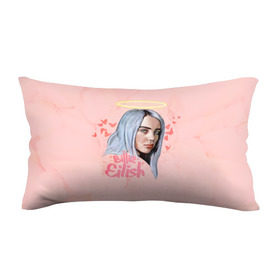 Подушка 3D антистресс с принтом BILLIE EILISH в Курске, наволочка — 100% полиэстер, наполнитель — вспененный полистирол | состоит из подушки и наволочки на молнии | bad guy | billie | eilish | ocean eyes | айлиш | билли | девушка | певица | эйлиш