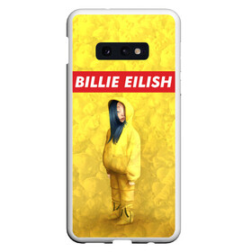 Чехол для Samsung S10E с принтом BILLIE EILISH Yellow в Курске, Силикон | Область печати: задняя сторона чехла, без боковых панелей | 