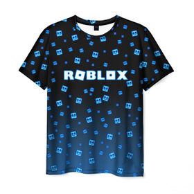 Мужская футболка 3D с принтом Roblox X Marshmello в Курске, 100% полиэфир | прямой крой, круглый вырез горловины, длина до линии бедер | marshmello | roblox | roblox x marshmello | roblox скачать | игра роблокс | роблокс | роблокс играть | роблокс симулятор | скачать роблокс
