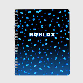 Тетрадь с принтом Roblox X Marshmello в Курске, 100% бумага | 48 листов, плотность листов — 60 г/м2, плотность картонной обложки — 250 г/м2. Листы скреплены сбоку удобной пружинной спиралью. Уголки страниц и обложки скругленные. Цвет линий — светло-серый
 | marshmello | roblox | roblox x marshmello | roblox скачать | игра роблокс | роблокс | роблокс играть | роблокс симулятор | скачать роблокс