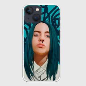 Чехол для iPhone 13 mini с принтом BILLIE EILISH в Курске,  |  | bad guy | billie | eilish | ocean eyes | айлиш | билли | девушка | певица | эйлиш