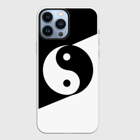 Чехол для iPhone 13 Pro Max с принтом Инь   янь (1) в Курске,  |  | black | signs | white. | ying   yang | белый | знаки | инь   янь | чёрный