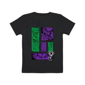 Детская футболка хлопок с принтом Joker emotions в Курске, 100% хлопок | круглый вырез горловины, полуприлегающий силуэт, длина до линии бедер | batman | dc | dc джокер | detective comics | harley | joker | the joker | бетмен | джокер | злодей | харли