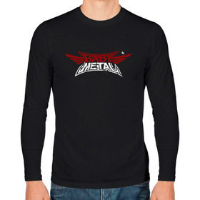 Мужской лонгслив хлопок с принтом Babymetal logo в Курске, 100% хлопок |  | heavy | japan | kawaii | metal | music | rock | кавай | метал | музыка | рок | хэви | япония