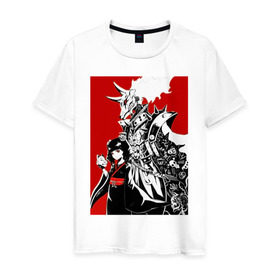Мужская футболка хлопок с принтом Babymetal fan art в Курске, 100% хлопок | прямой крой, круглый вырез горловины, длина до линии бедер, слегка спущенное плечо. | heavy | japan | kawaii | metal | music | rock | кавай | метал | музыка | рок | хэви | япония