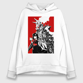 Женское худи Oversize хлопок с принтом Babymetal fan art в Курске, френч-терри — 70% хлопок, 30% полиэстер. Мягкий теплый начес внутри —100% хлопок | боковые карманы, эластичные манжеты и нижняя кромка, капюшон на магнитной кнопке | heavy | japan | kawaii | metal | music | rock | кавай | метал | музыка | рок | хэви | япония