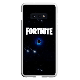 Чехол для Samsung S10E с принтом Fortnite black hole в Курске, Силикон | Область печати: задняя сторона чехла, без боковых панелей | battle royale | br | cataclysm | fortnait | fortnite | fortnite 2 | fortnite black hole | fortnite chapter 2 | game | games | бх | фортнайт | фортнайт глава 2 | фортнайт чёрная дыра