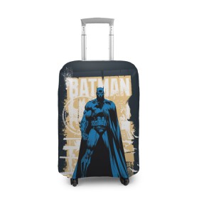 Чехол для чемодана 3D с принтом Batman в Курске, 86% полиэфир, 14% спандекс | двустороннее нанесение принта, прорези для ручек и колес | bat man | batman | batman comics | caped crusader | dark knight | shtatbat | бетмен | брюс уэйн | бэт мен | бэтмен | тёмный рыцарь