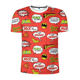 Мужская футболка 3D спортивная с принтом DC comics logos в Курске, 100% полиэстер с улучшенными характеристиками | приталенный силуэт, круглая горловина, широкие плечи, сужается к линии бедра | Тематика изображения на принте: bat man | batman | batman comics | caped crusader | comics | dark knight | shtatbat | бетмен | брюс уэйн | бэт мен | бэтмен | тёмный рыцарь