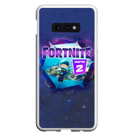 Чехол для Samsung S10E с принтом Fortnite в Курске, Силикон | Область печати: задняя сторона чехла, без боковых панелей | battle royale | br | cataclysm | fortnait | fortnite | fortnite 2 | fortnite black hole | fortnite chapter 2 | game | games | бх | фортнайт | фортнайт глава 2 | фортнайт чёрная дыра