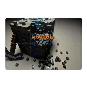 Магнитный плакат 3Х2 с принтом Minecraft Dungeons в Курске, Полимерный материал с магнитным слоем | 6 деталей размером 9*9 см | craft | creeper | dungeon | dungeons | earth | game | logo | mine | minecraft | minecraft dungeons | mobile | online | земля | игра | крипер | лого | майкрафт | майнкрафт | мобайл | онлайн | подземелье