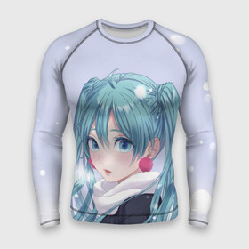 Мужской рашгард 3D с принтом Hatsune Miku. Winter в Курске,  |  | anime | aquamarin | aquamarine | everlasting | hatsune | j pop | miku | projectdiva | singer | snow | summer | vocaloid | аквамарин | аниме | вокалоид | мику | певица | хацуне | хацунэ