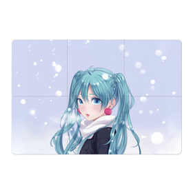 Магнитный плакат 3Х2 с принтом Hatsune Miku. Winter в Курске, Полимерный материал с магнитным слоем | 6 деталей размером 9*9 см | anime | aquamarin | aquamarine | everlasting | hatsune | j pop | miku | projectdiva | singer | snow | summer | vocaloid | аквамарин | аниме | вокалоид | мику | певица | хацуне | хацунэ