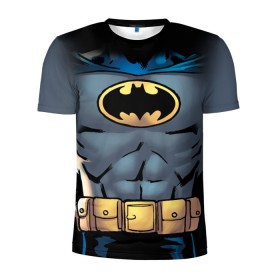 Мужская футболка 3D спортивная с принтом Batman костюм в Курске, 100% полиэстер с улучшенными характеристиками | приталенный силуэт, круглая горловина, широкие плечи, сужается к линии бедра | Тематика изображения на принте: bat man | batman | batman comics | caped crusader | comics | dark knight | shtatbat | бетмен | брюс уэйн | бэт мен | бэтмен | тёмный рыцарь