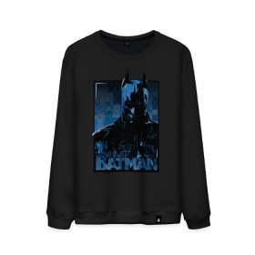 Мужской свитшот хлопок с принтом Batman в Курске, 100% хлопок |  | bat man | batman | batman comics | caped crusader | comics | dark knight | бетмен | брюс уэйн | бэт мен | бэтмен | тёмный рыцарь