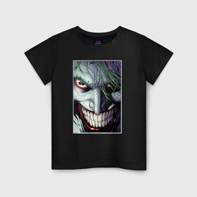 Детская футболка хлопок с принтом Joker в Курске, 100% хлопок | круглый вырез горловины, полуприлегающий силуэт, длина до линии бедер | joker | shtatjoker | артур флек | джокер | жокир