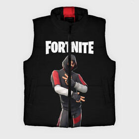 Мужской жилет утепленный 3D с принтом FORTNITE IKONIK (КАПЮШОН) в Курске,  |  | Тематика изображения на принте: fnchap2 | fortnite | fortnite 2 | fortnite x | ikonik | marshmello | иконик | маршмелло | фортнайт | фортнайт 2 | фортнайт глава 2