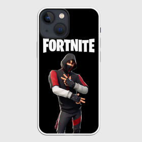 Чехол для iPhone 13 mini с принтом FORTNITE IKONIK (КАПЮШОН) в Курске,  |  | fnchap2 | fortnite | fortnite 2 | fortnite x | ikonik | marshmello | иконик | маршмелло | фортнайт | фортнайт 2 | фортнайт глава 2