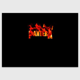 Поздравительная открытка с принтом Pantera в Курске, 100% бумага | плотность бумаги 280 г/м2, матовая, на обратной стороне линовка и место для марки
 | american | anselmo | havy metal | pantera | philip anselmo | trash metal | ансельмо | пантера | фил ансельмо