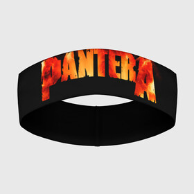 Повязка на голову 3D с принтом Pantera в Курске,  |  | american | anselmo | havy metal | pantera | philip anselmo | trash metal | ансельмо | пантера | фил ансельмо