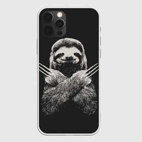 Чехол для iPhone 12 Pro Max с принтом Slotherine в Курске, Силикон |  | animals | wolverine | ленивец | росомаха