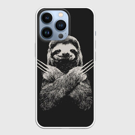 Чехол для iPhone 13 Pro с принтом Slotherine в Курске,  |  | animals | wolverine | ленивец | росомаха