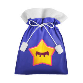 Подарочный 3D мешок с принтом BRAWL STARS - SANDY в Курске, 100% полиэстер | Размер: 29*39 см | brawl | bull | colt | crow | game | games | leon | online | penny | poco | sandy | shelly | spike | star | stars | wanted | брав | бравл | браво | звезда | звезды | игра | игры | лого | онлайн | сенди | старс | сэнди