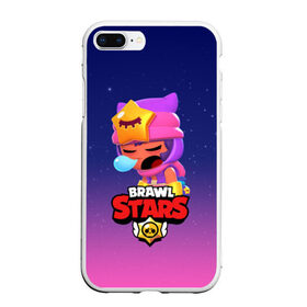 Чехол для iPhone 7Plus/8 Plus матовый с принтом BRAWL STARS - SANDY в Курске, Силикон | Область печати: задняя сторона чехла, без боковых панелей | brawl | bull | colt | crow | game | games | leon | online | penny | poco | sandy | shelly | spike | star | stars | wanted | брав | бравл | браво | звезда | звезды | игра | игры | лого | онлайн | сенди | старс | сэнди